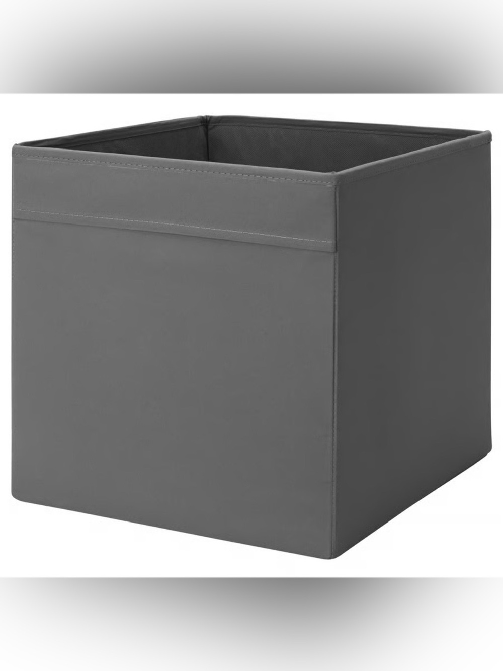 IKEA DRONA Boxes Set of 2 Gray Storage Cubes fits IKEA Kallax